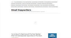 Desktop Screenshot of emailcopywriters.com